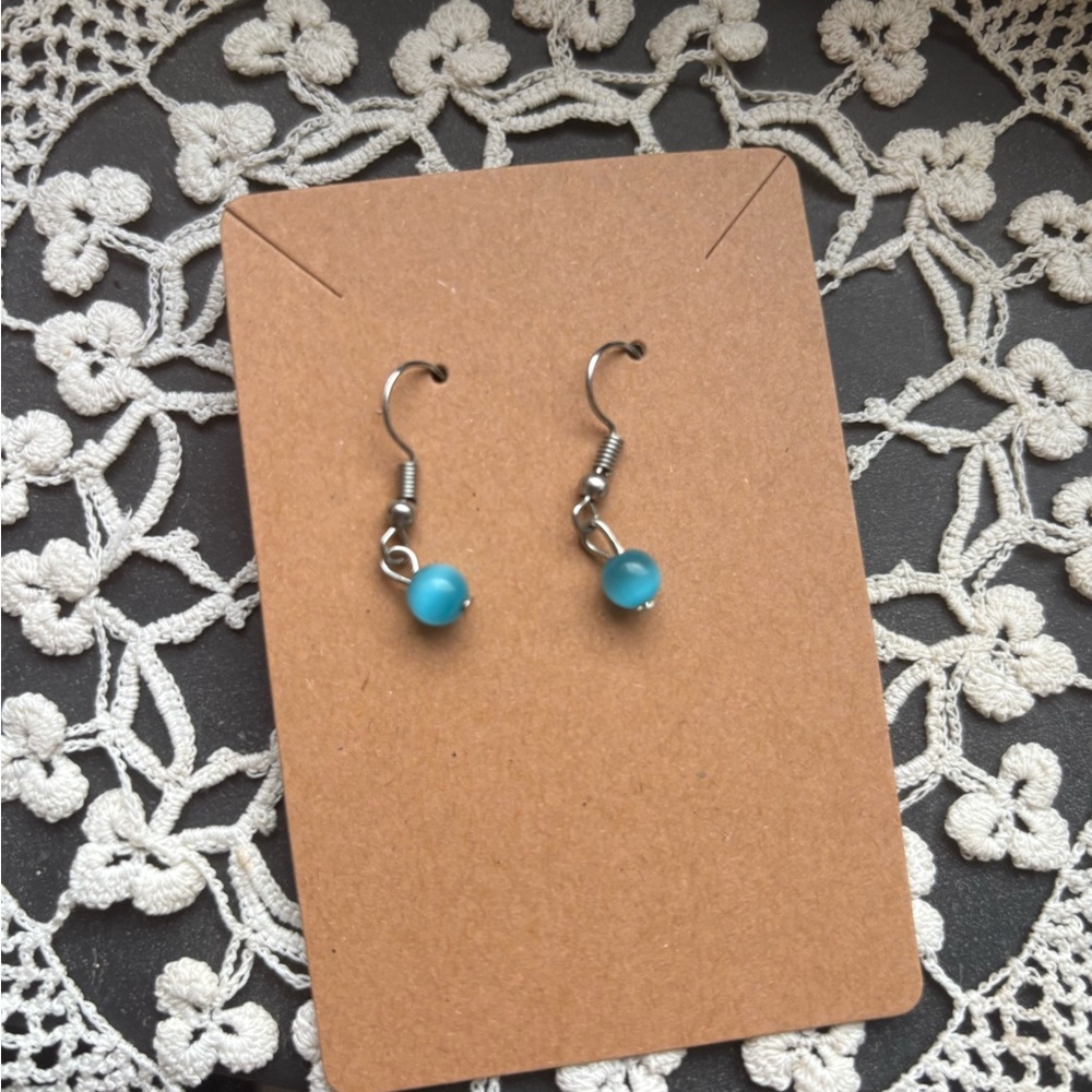 Elegant Turquoise Drop Earrings